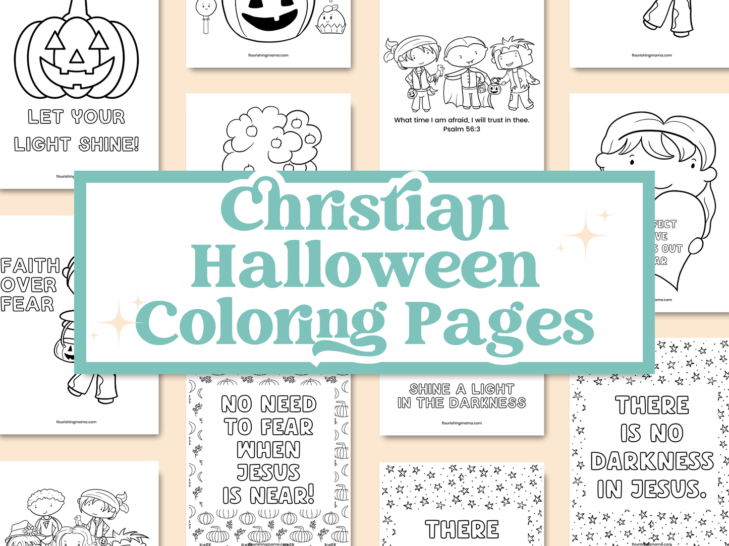 Christian Halloween Coloring Pages