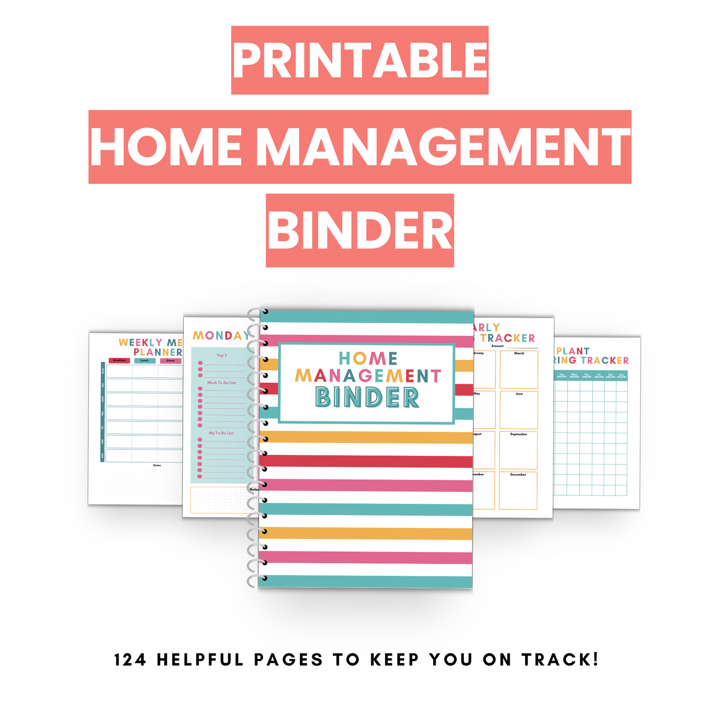 Printable Home Management Binder for Christian Homemakers