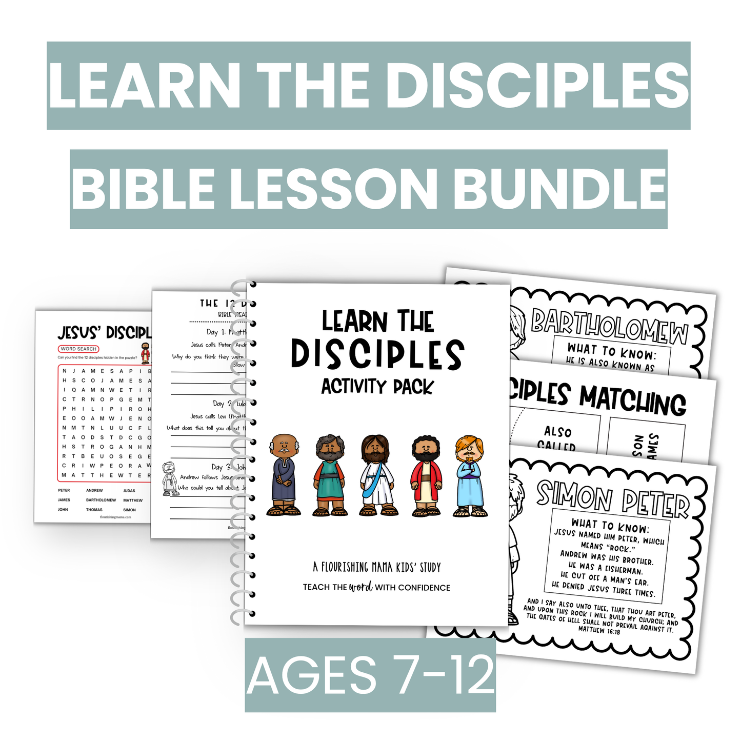 The 12 Disciples Bible Lesson