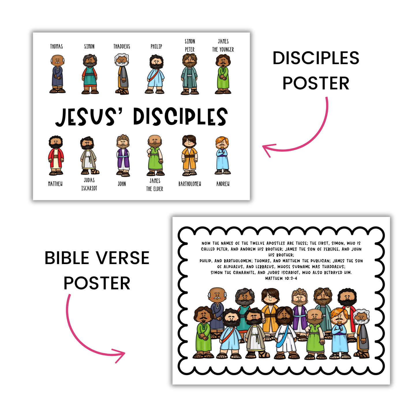 The 12 Disciples Bible Lesson