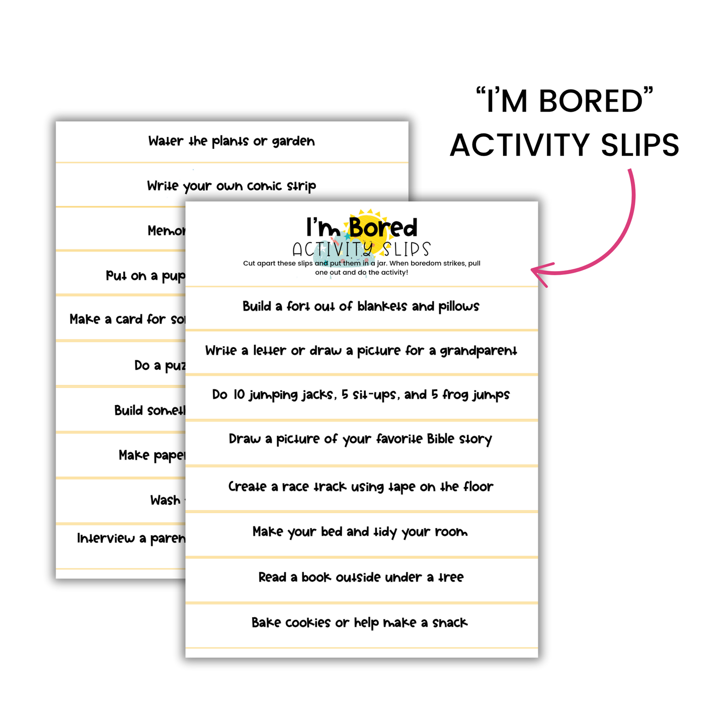 Summer Survival Kit for Moms & Kids (Printable Bundle)
