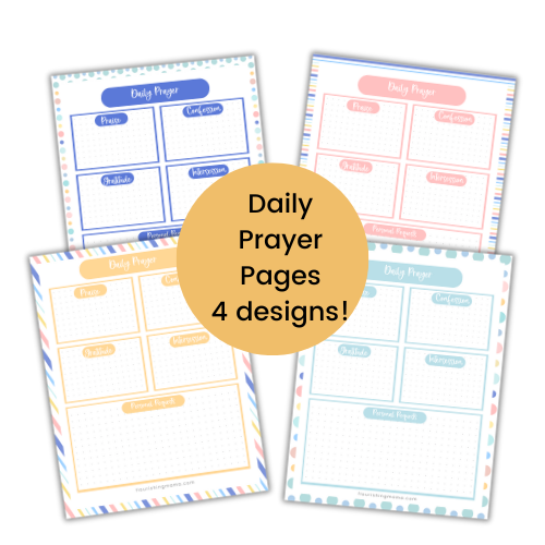 Printable Prayer Journal for Christian Women