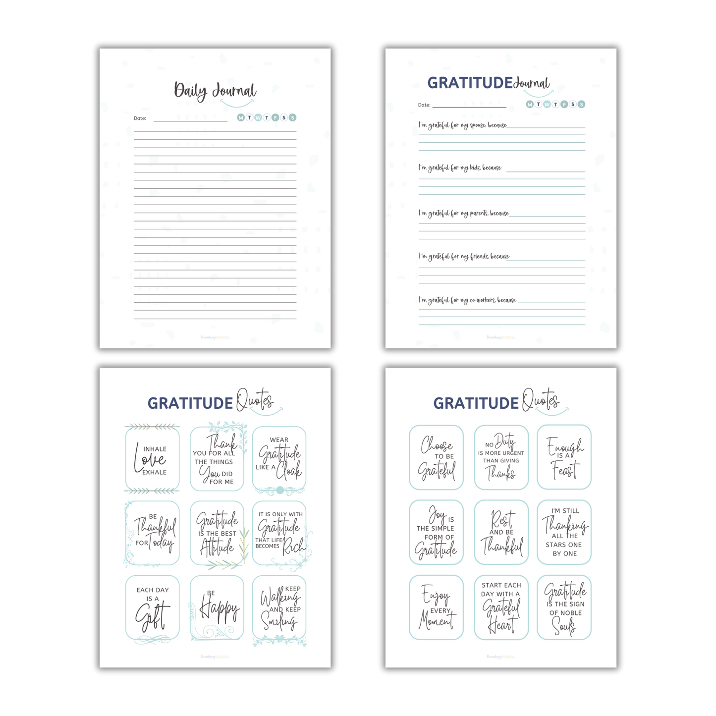 Gratitude Journal for Moms