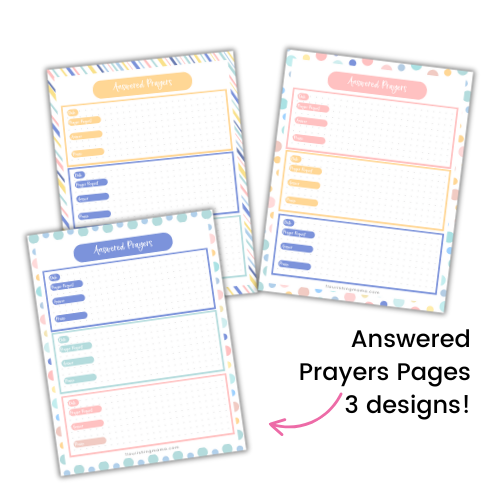 Printable Prayer Journal for Christian Women