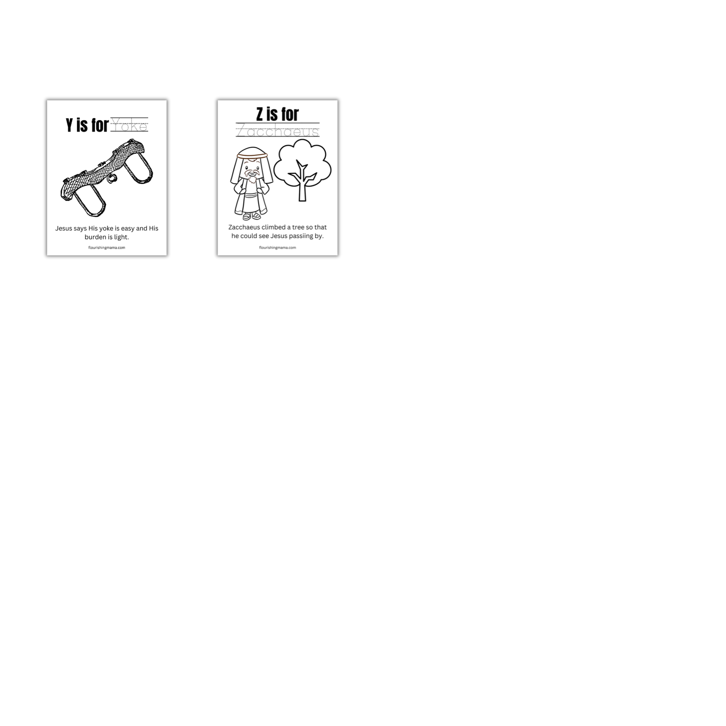 Bible ABC Coloring Book