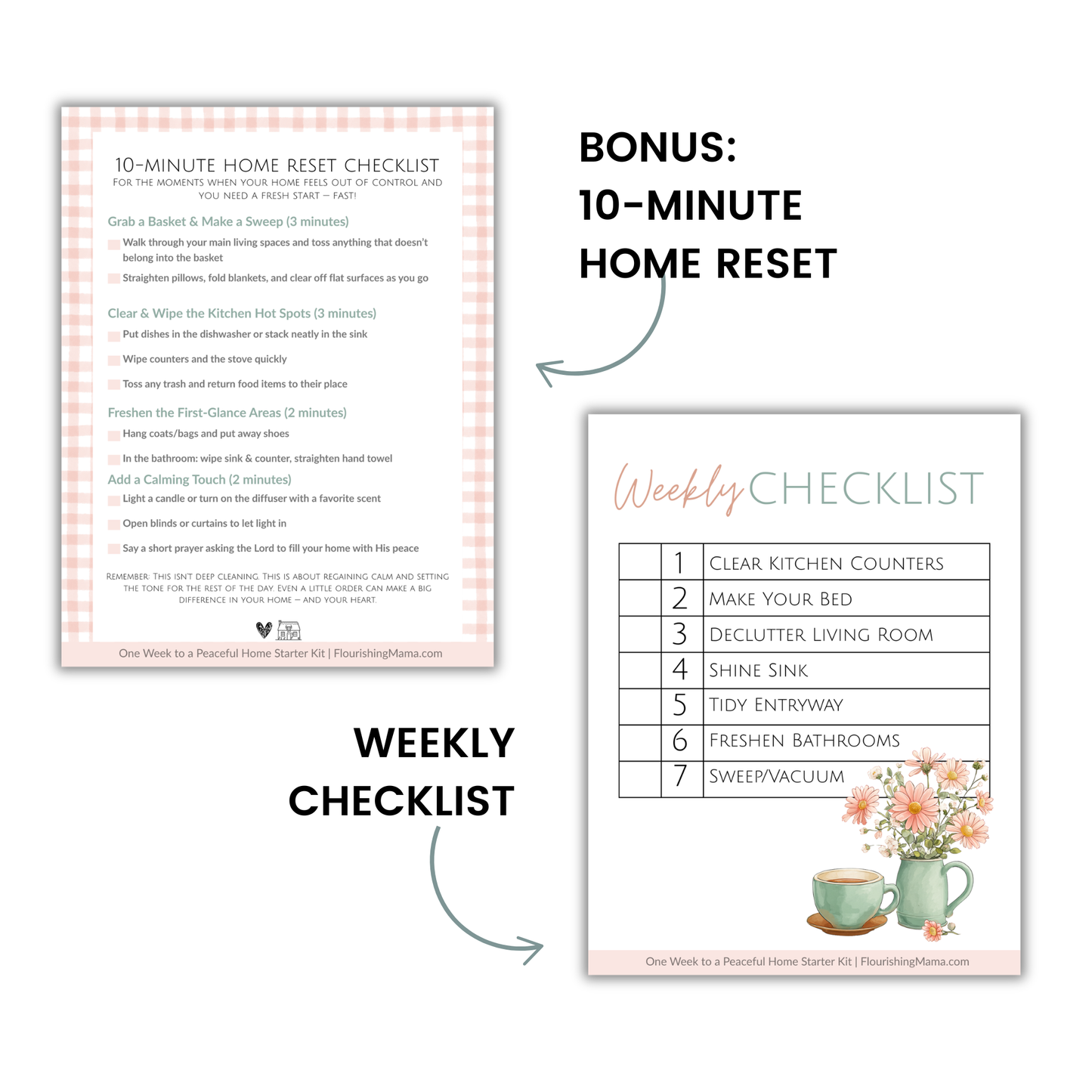 One Week to a Peaceful Home Starter Kit