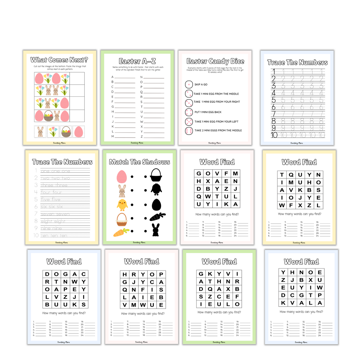 Easter Coloring and Activity Book