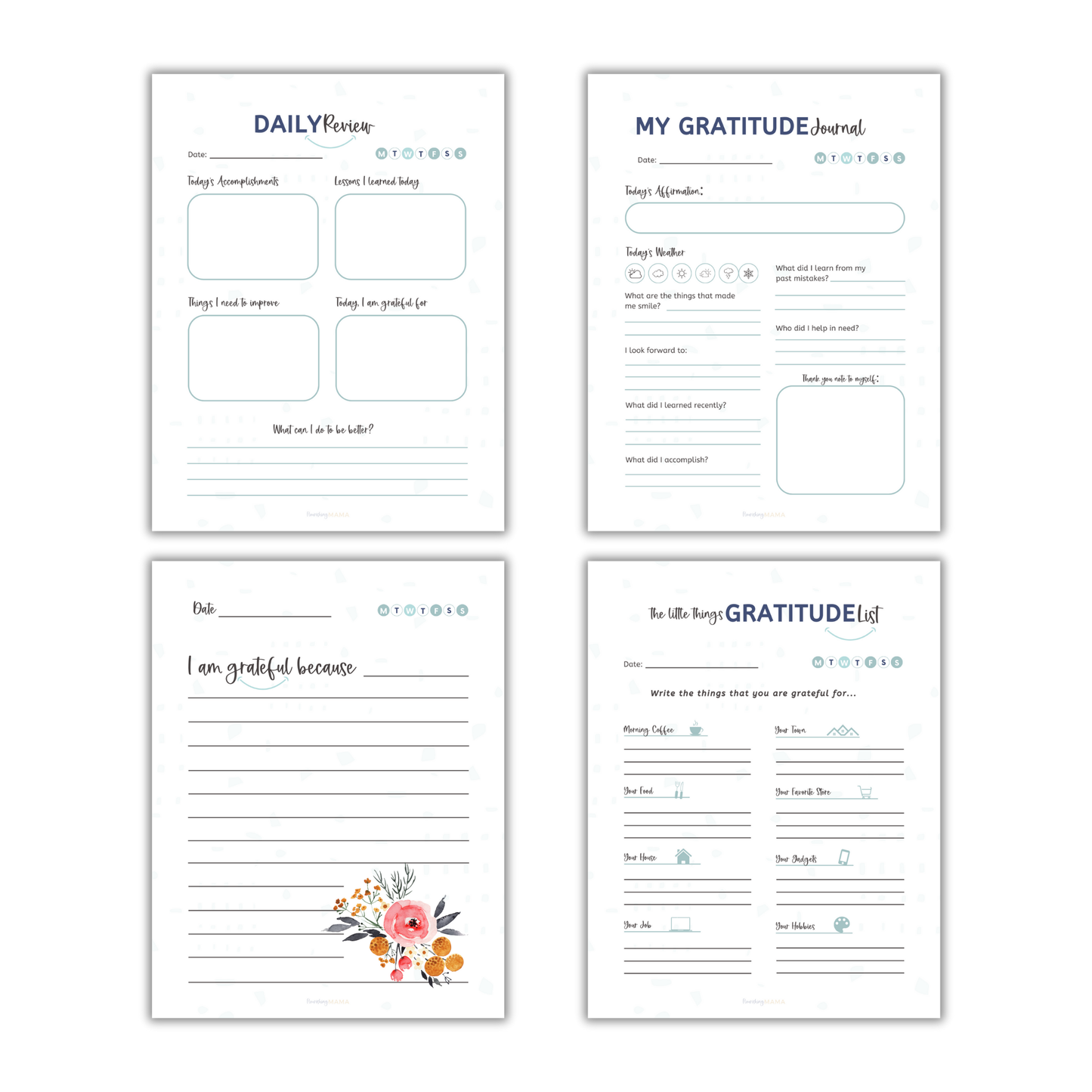 Gratitude Journal for Moms