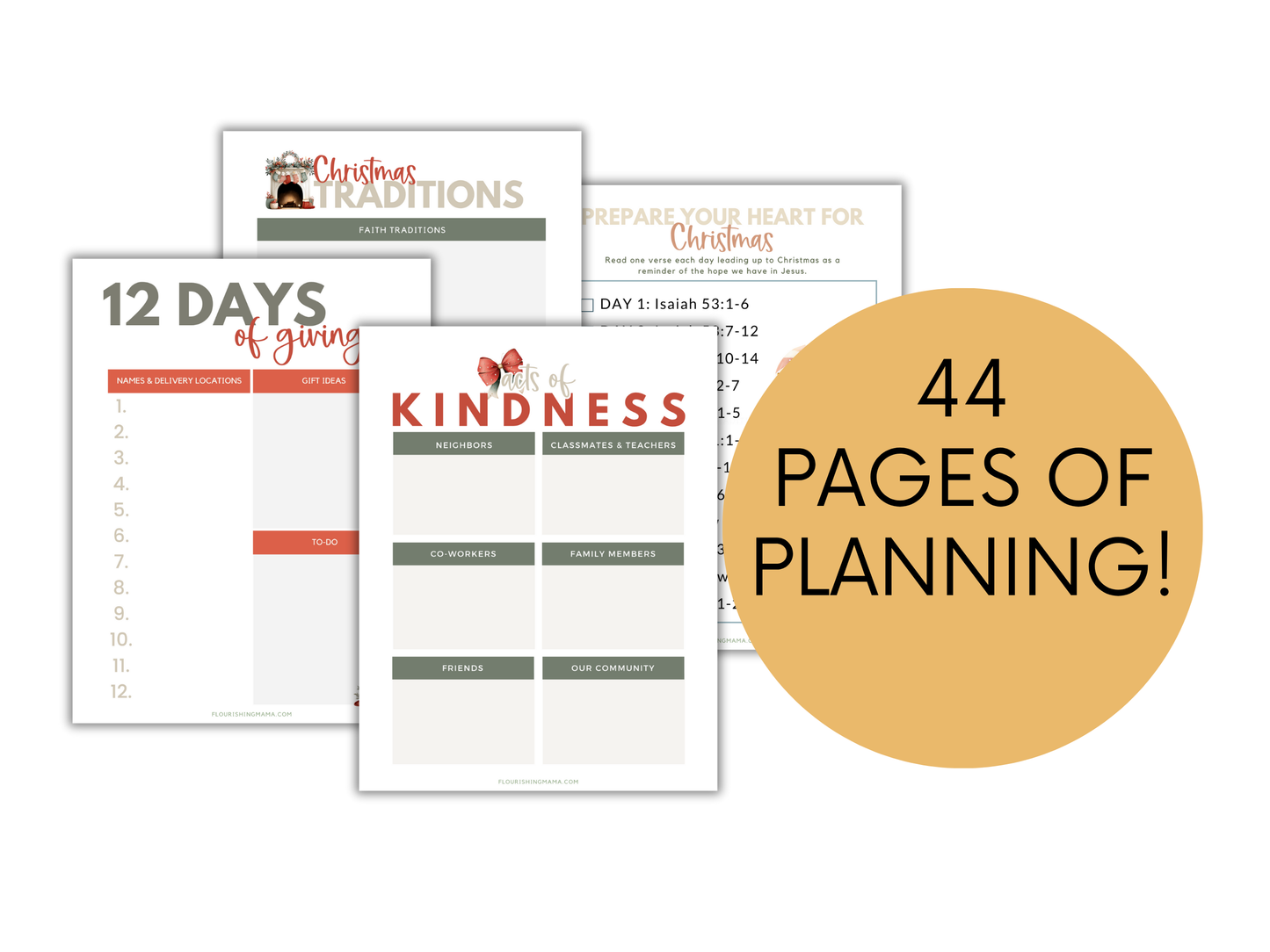 The Peaceful Christmas Planner