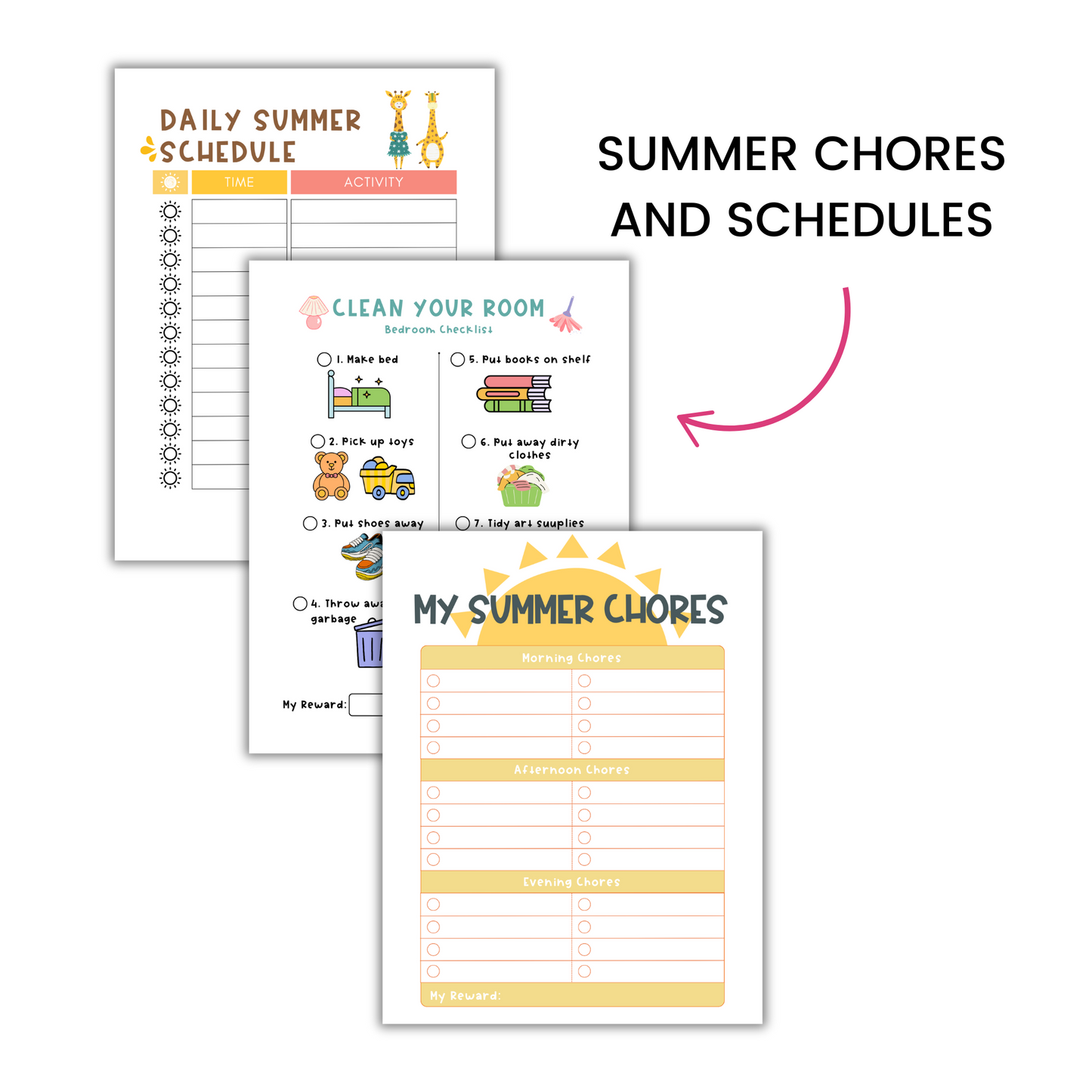 Summer Survival Kit for Moms & Kids (Printable Bundle)