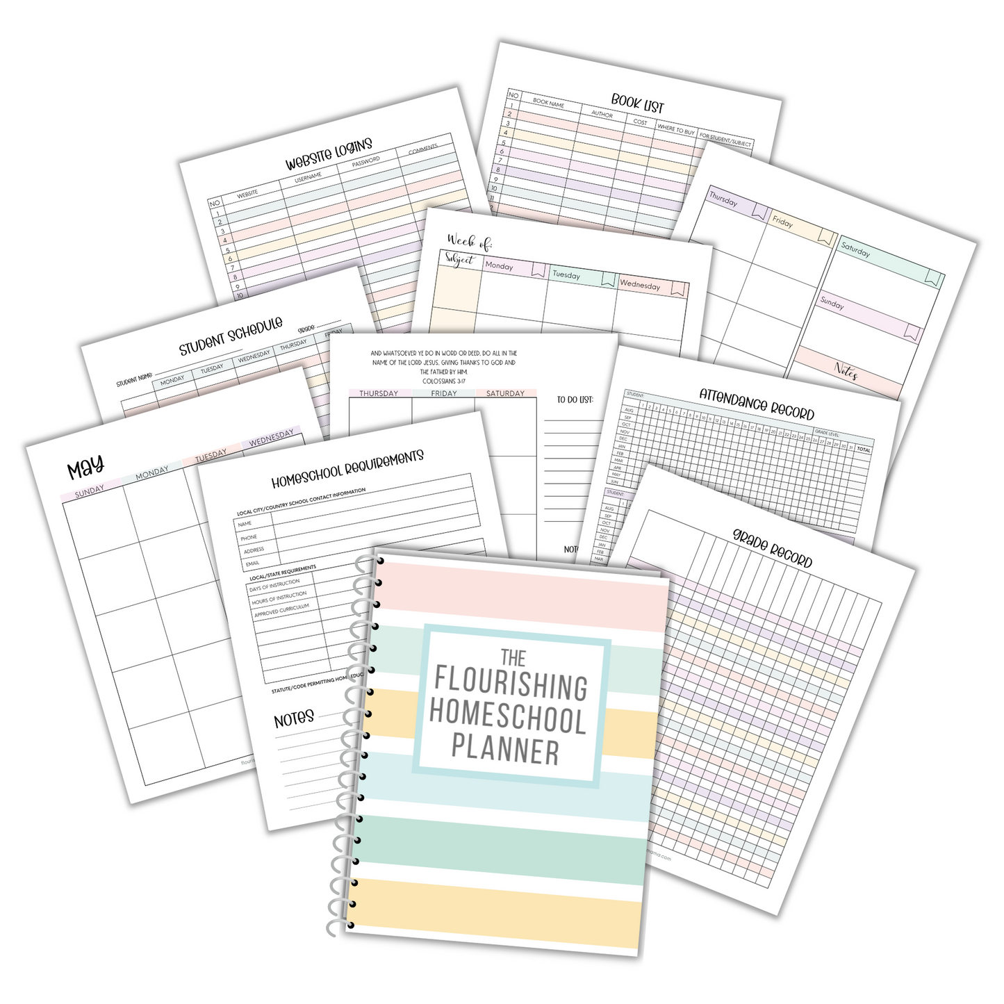 Printable Homeschool Planner