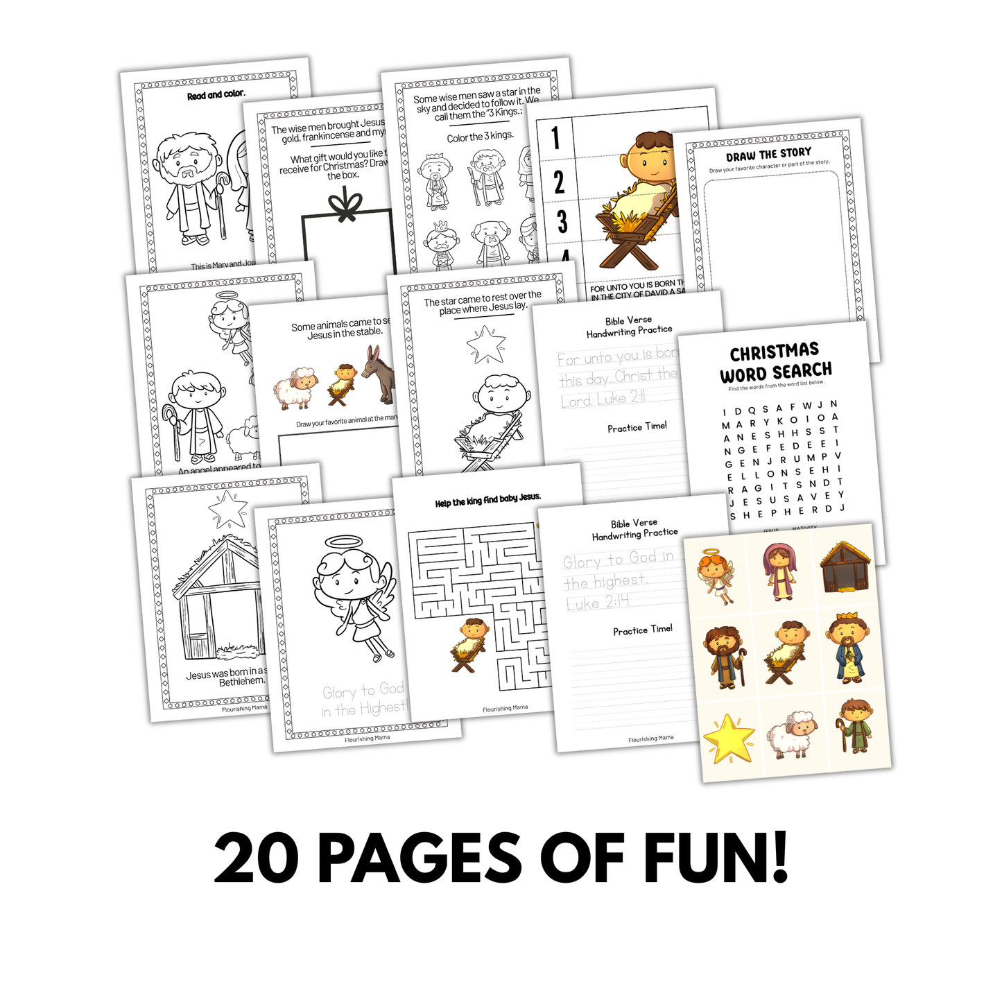 The Nativity Story Kids' Activity Pack