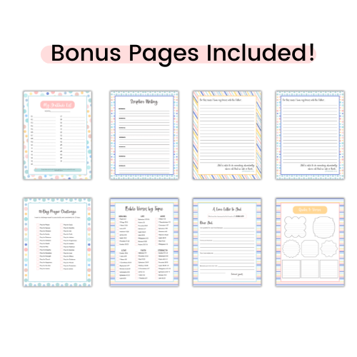 Printable Prayer Journal for Christian Women
