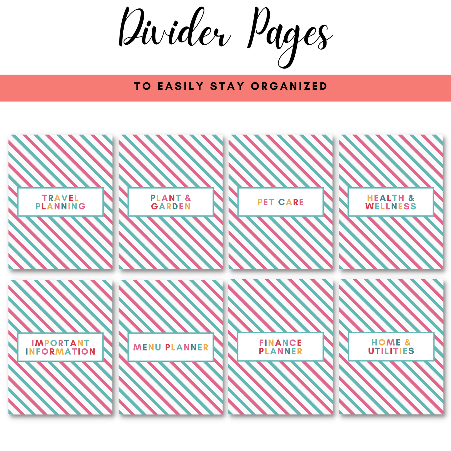 Printable Home Management Binder for Christian Homemakers