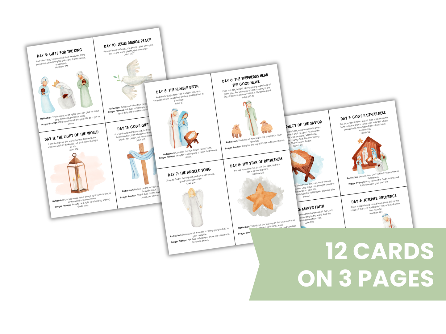 Advent Scripture and Reflection Cards