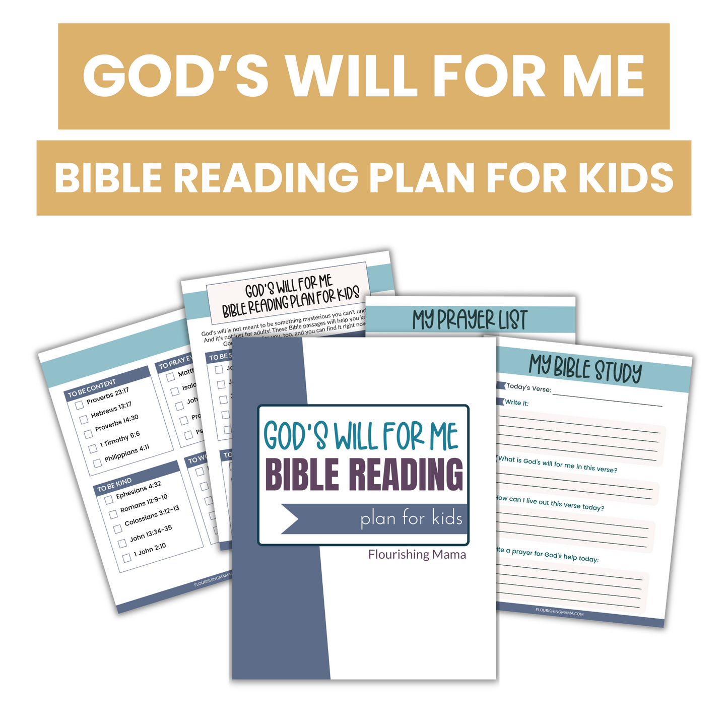 God's Will for Me Bible Reading Plan for Kids