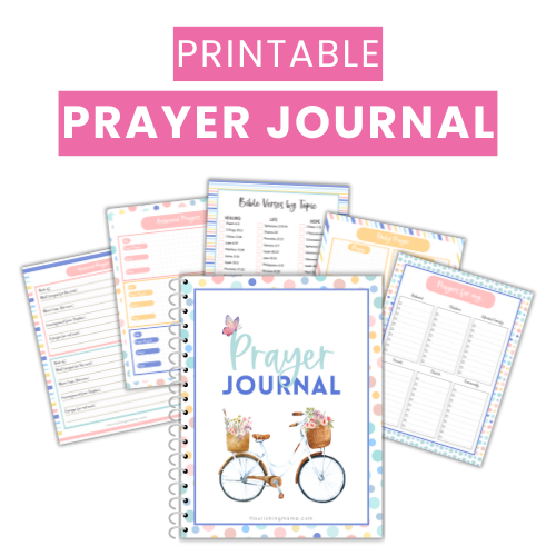 Printable Prayer Journal for Christian Women