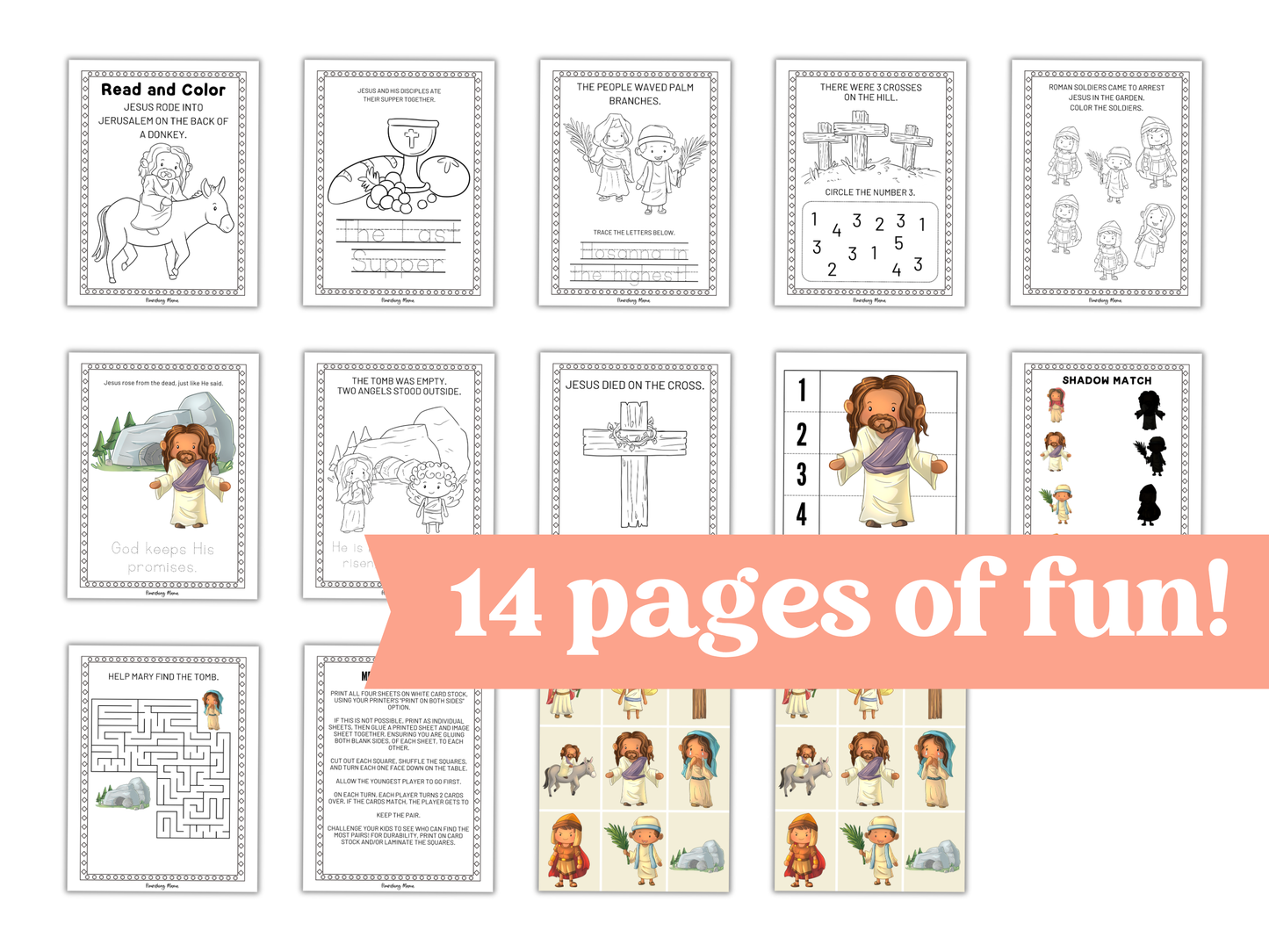 The Story of Easter Activity Book for Kids