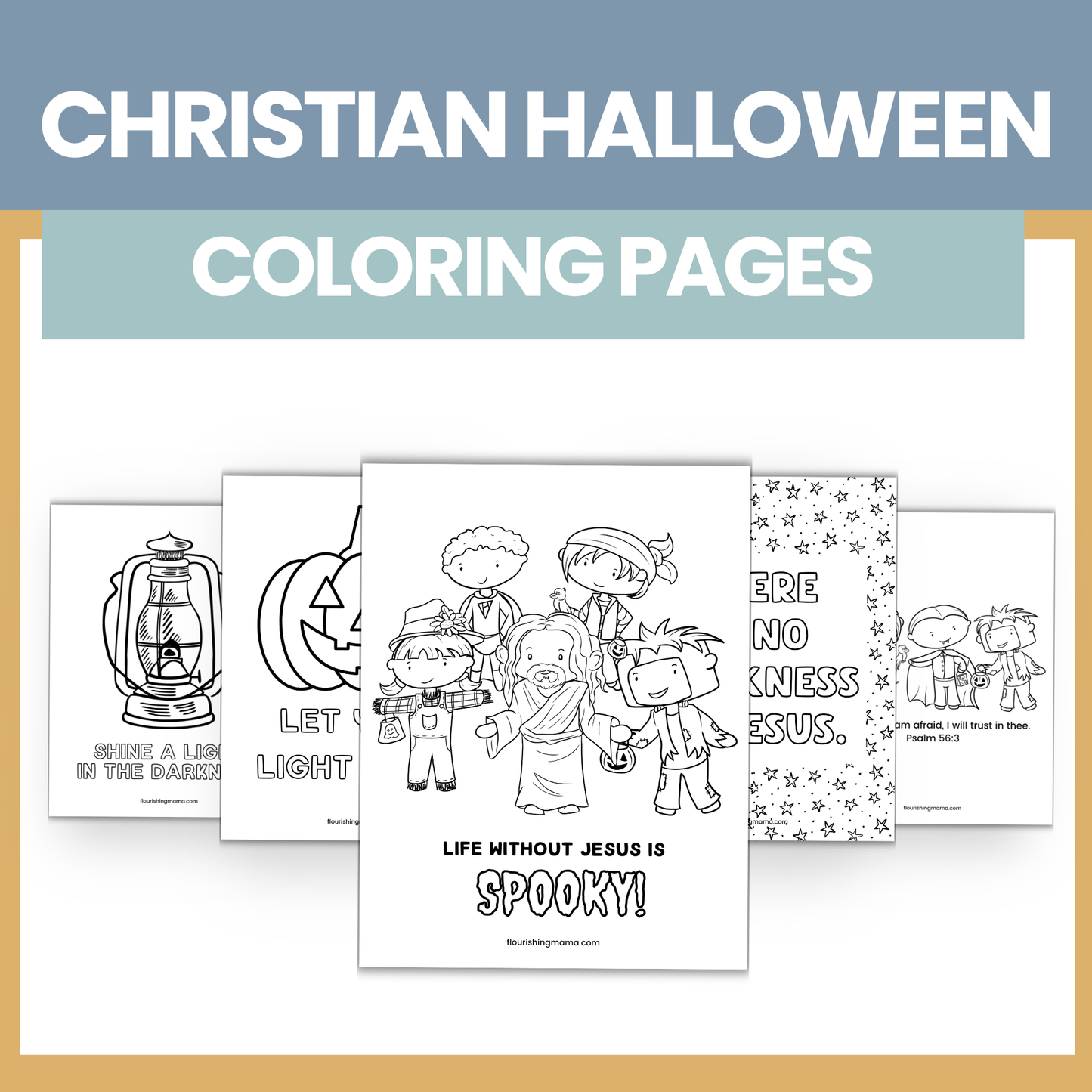 Christian Halloween Coloring Pages