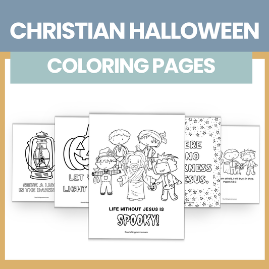 Christian Halloween Coloring Pages