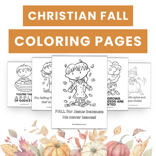 Christian Fall Coloring Pages