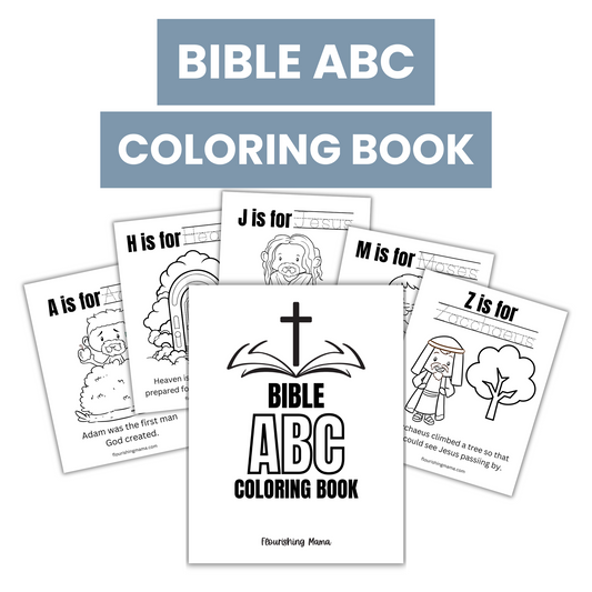 Bible ABC Coloring Book