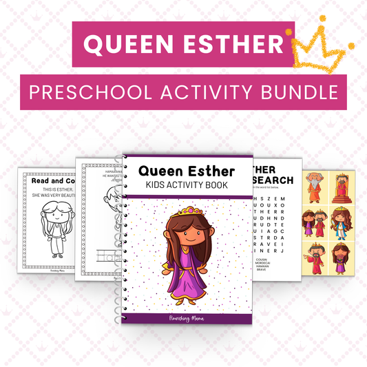 Esther Bible Storybook and Activities Bundle (Printable)