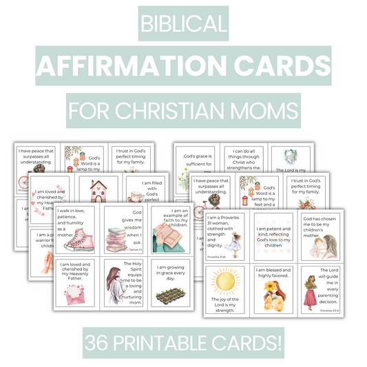 Affirmation Cards for Christian Moms