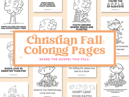 Christian Fall Coloring Pages