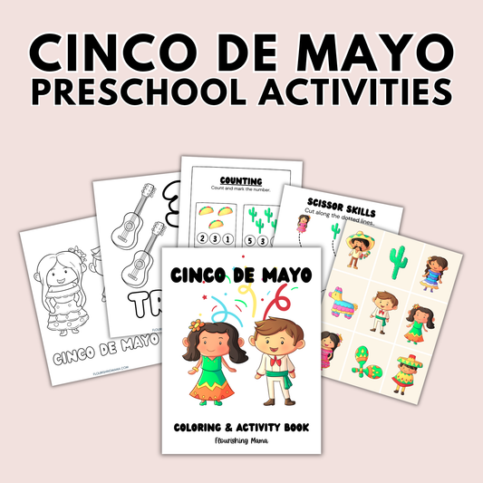 Cinco de Mayo Coloring and Activity Book