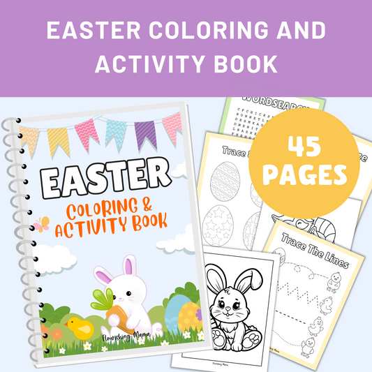 Easter Coloring and Activity Book
