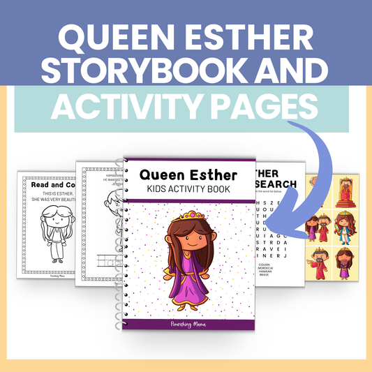 Esther Bible Storybook and Activities Bundle (Printable)