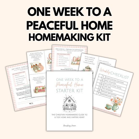 One Week to a Peaceful Home Starter Kit