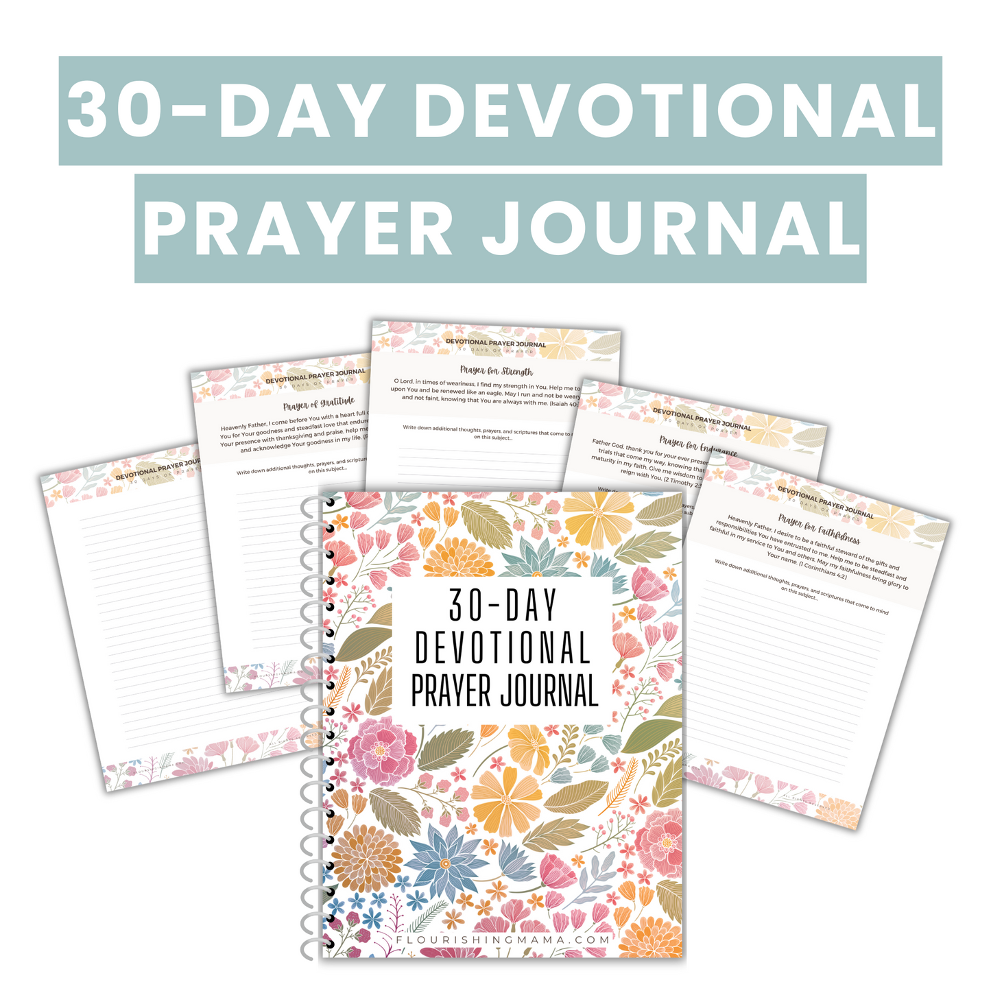 30-Day Devotional Prayer Journal