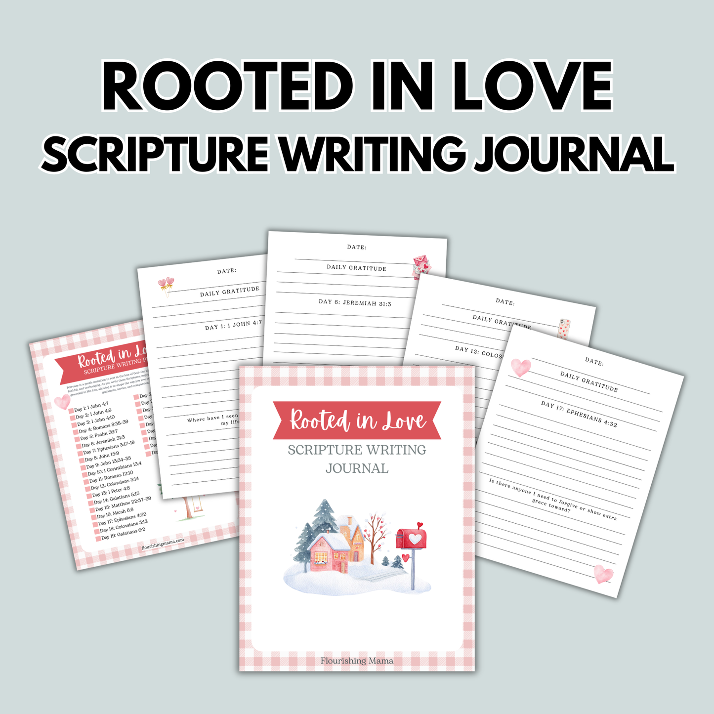 Rooted in Love Scripture Writing Journal