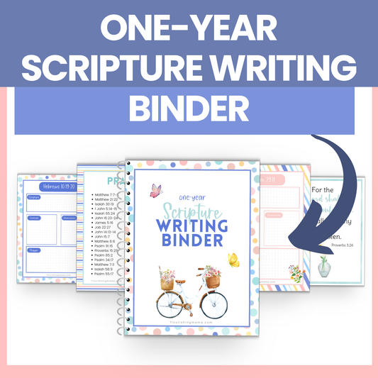 One-Year Scripture Writing Binder