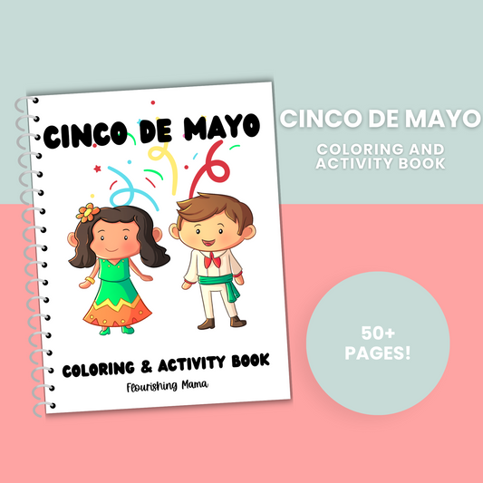 Cinco de Mayo Coloring and Activity Book