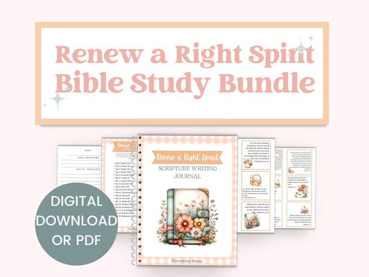 Renew a Right Spirit Bible Study Bundle