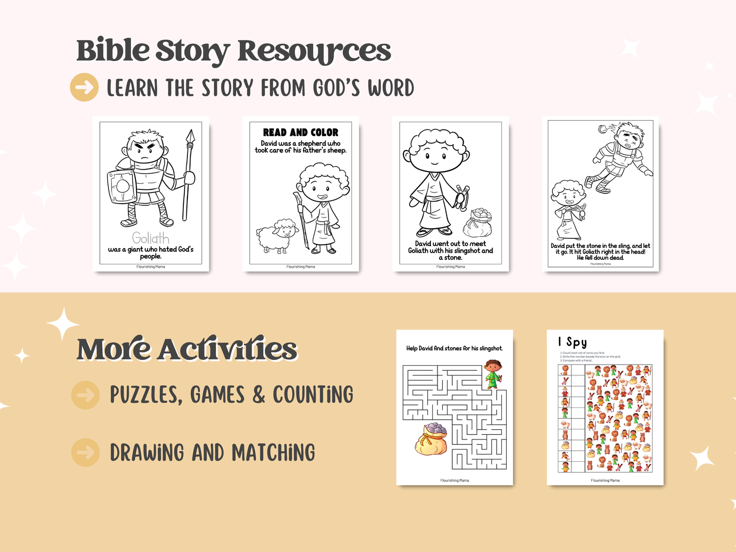 David and Goliath Activity Pack