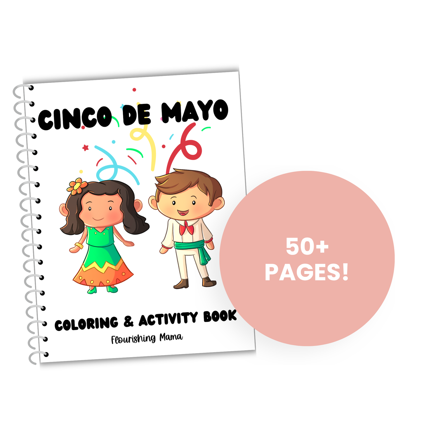 Cinco de Mayo Coloring and Activity Book