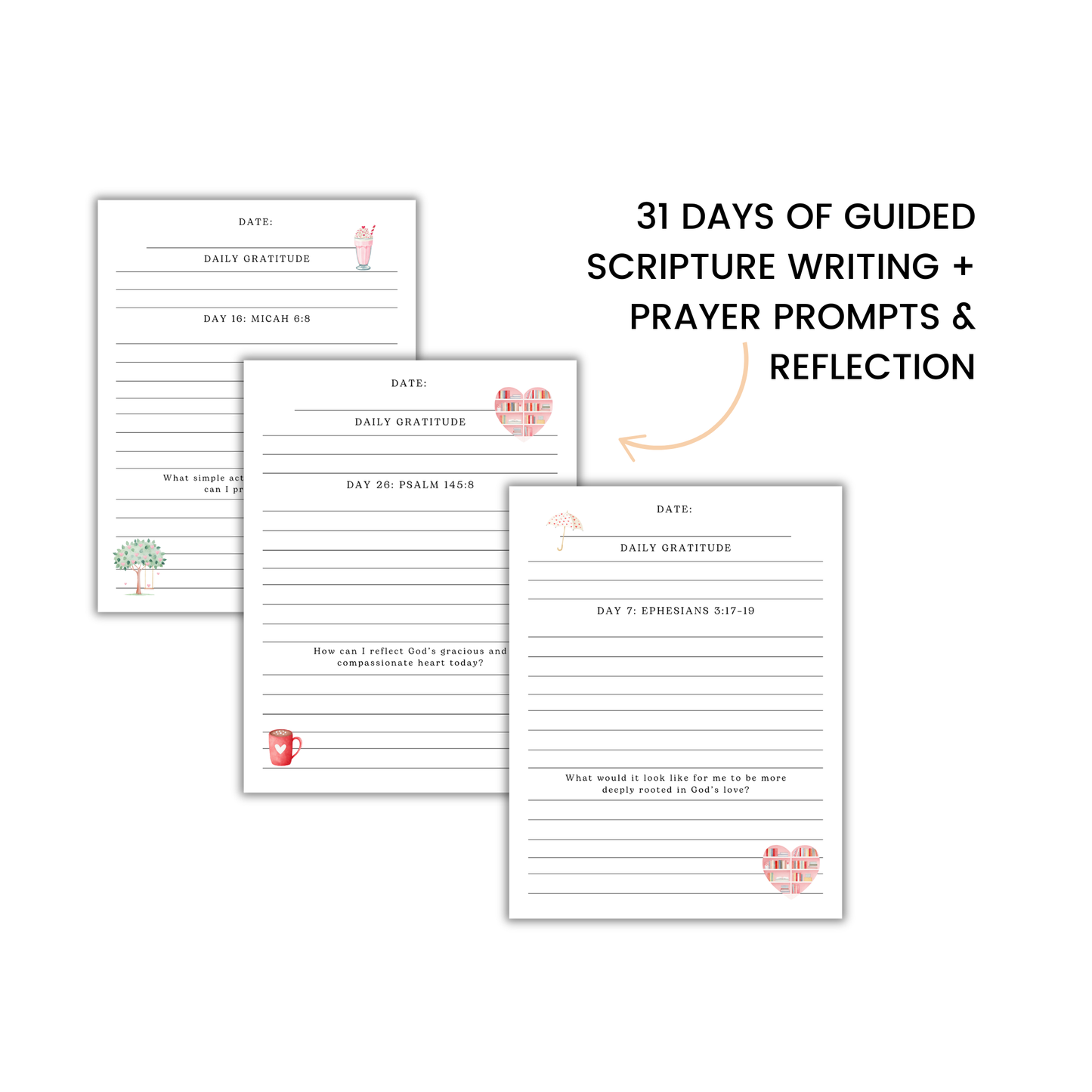 Rooted in Love Scripture Writing Bundle