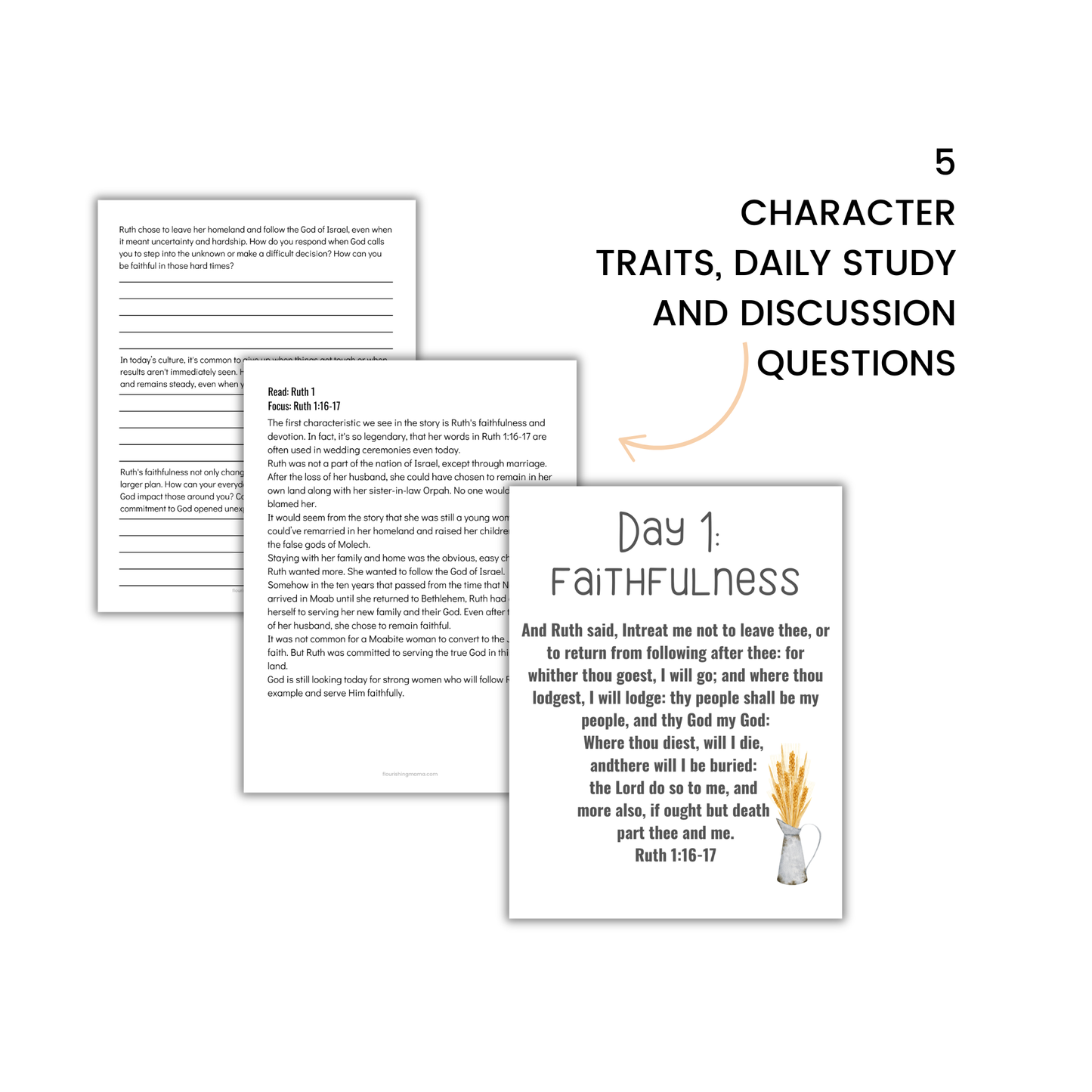 A Woman of Character: Ruth Bible Study