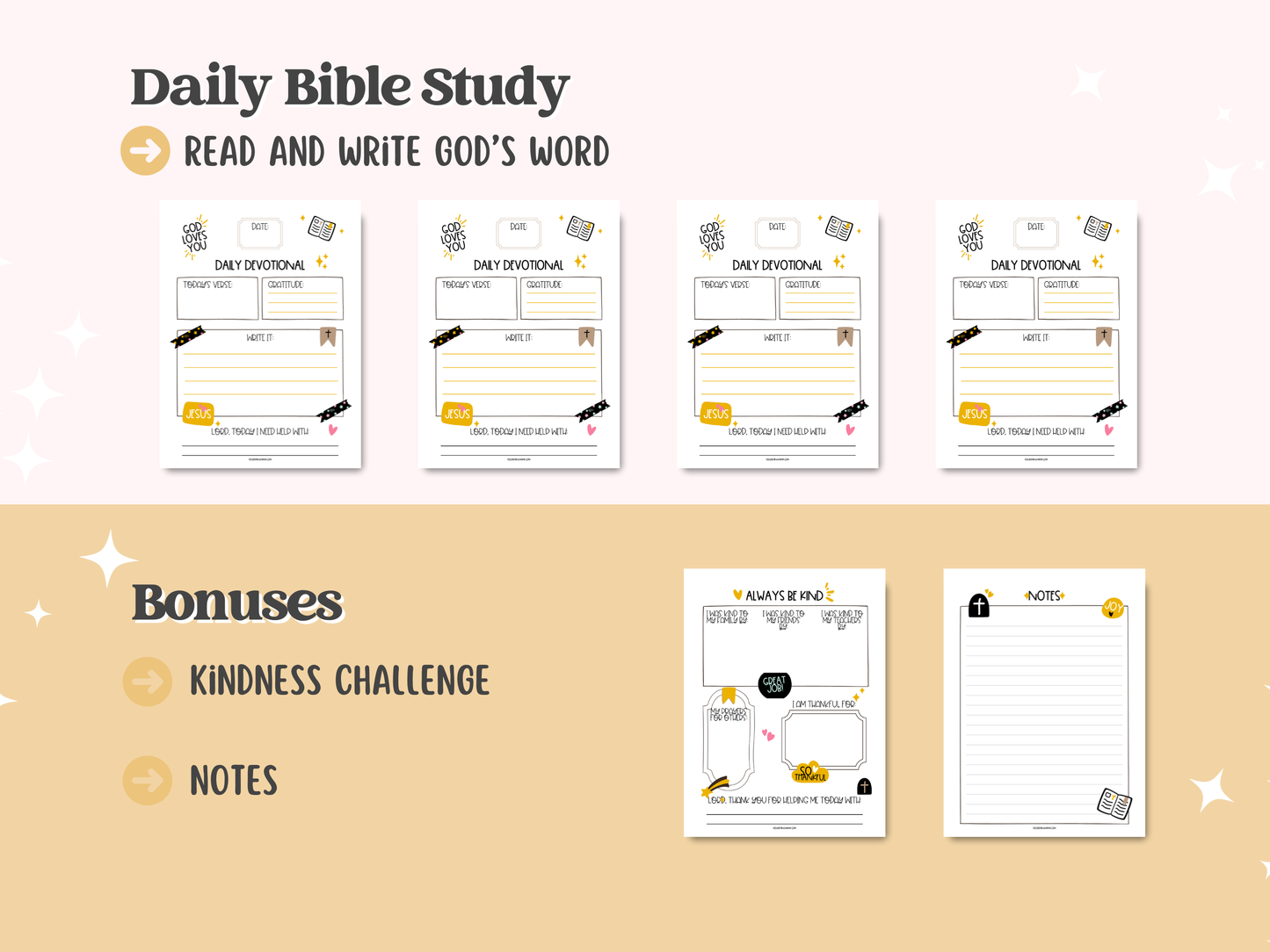 Printable Scripture and Prayer Journal