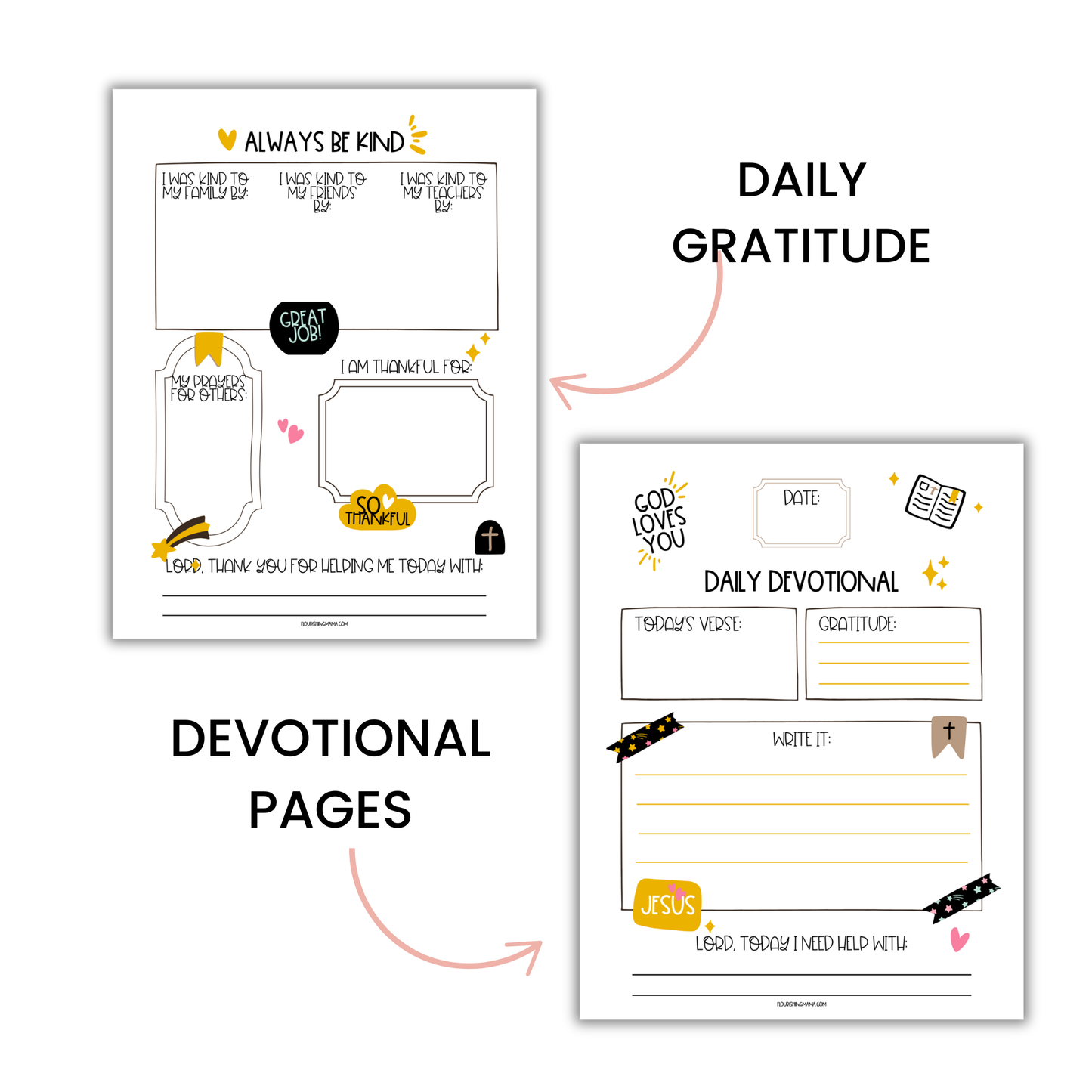 Printable Scripture and Prayer Journal
