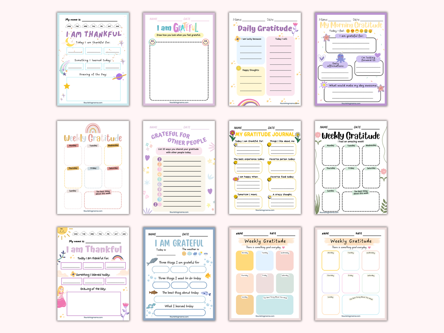 Printable Gratitude Journal for Kids