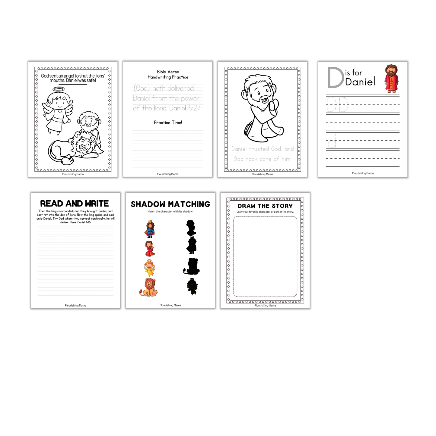 Daniel in the Lion's Den Activity Bundle