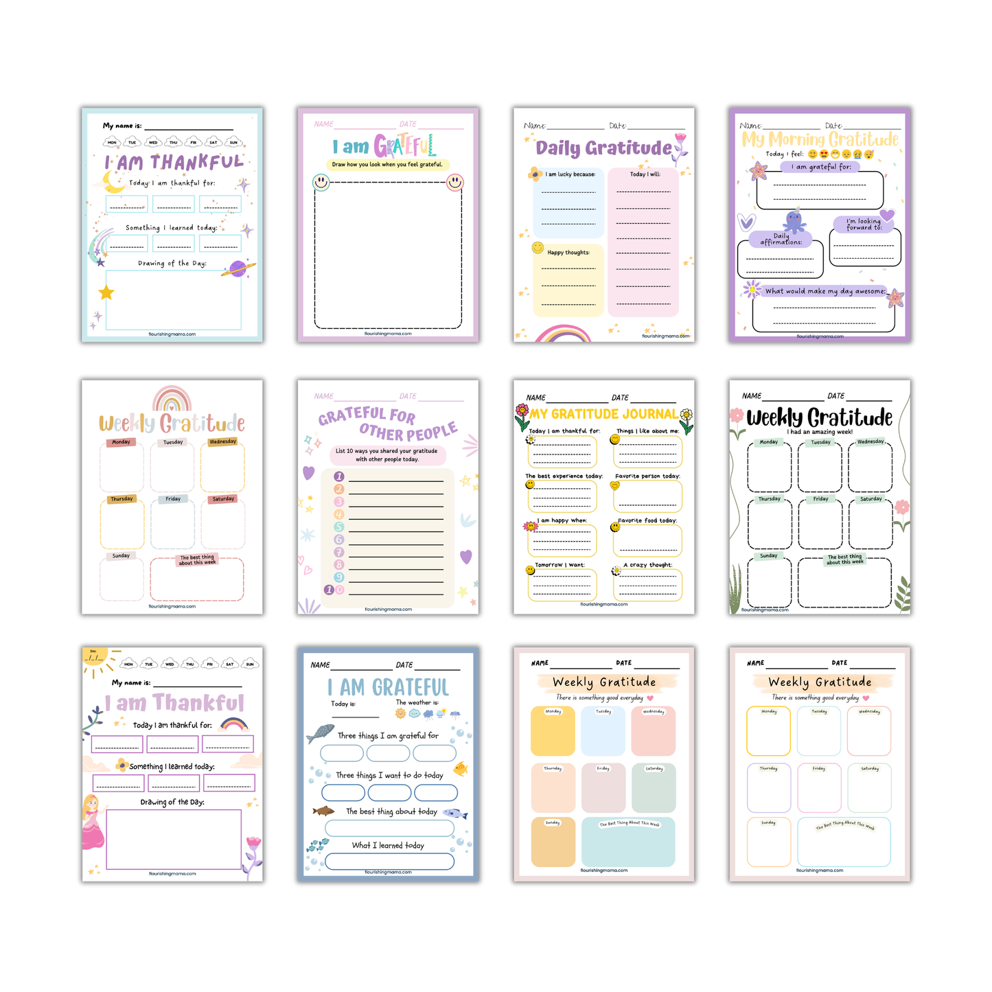 Printable Gratitude Journal for Kids