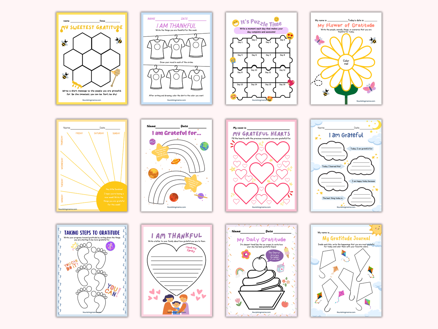 Printable Gratitude Journal for Kids