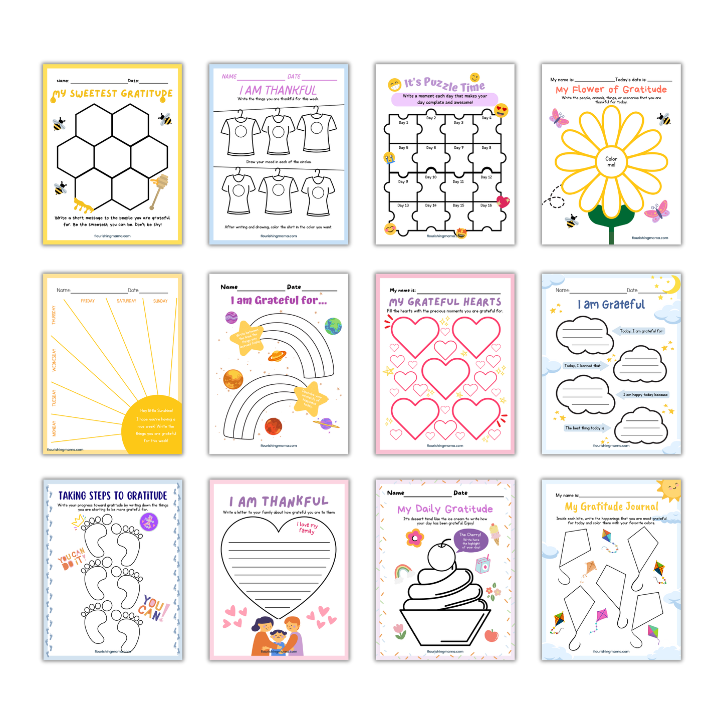 Printable Gratitude Journal for Kids