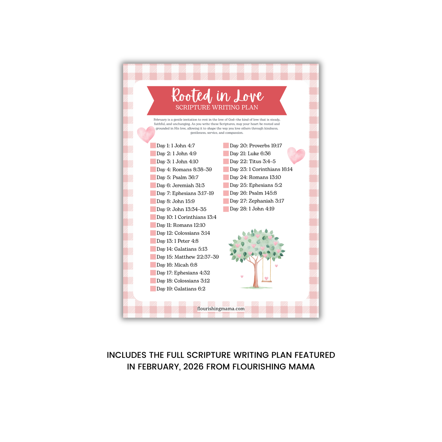 Rooted in Love Scripture Writing Bundle